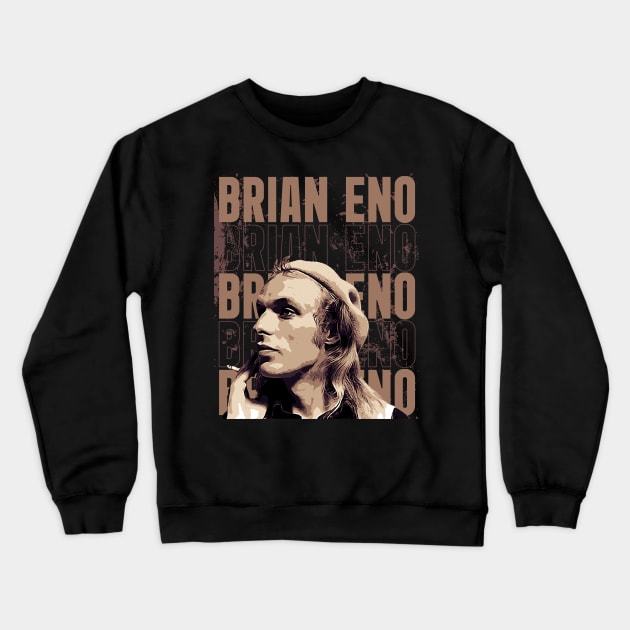 Brian Eno Crewneck Sweatshirt by Degiab